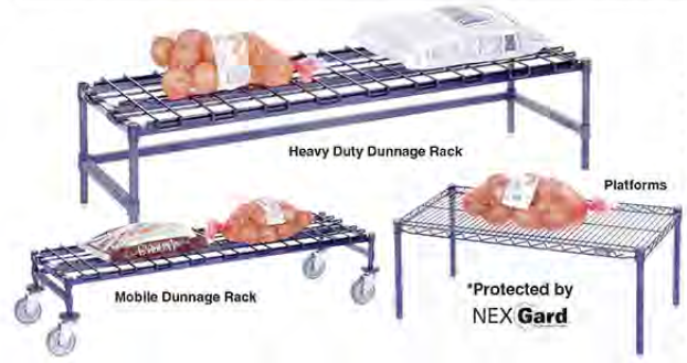Heavy Duty Dunnage Racks Mobile Dunnage Rack - Nexel