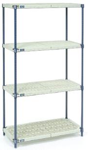 Nexelite Polymer Plastic Mat Shelving